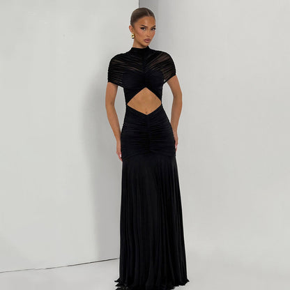Elegant Mermaid Evening Dress with Cut-Out Details