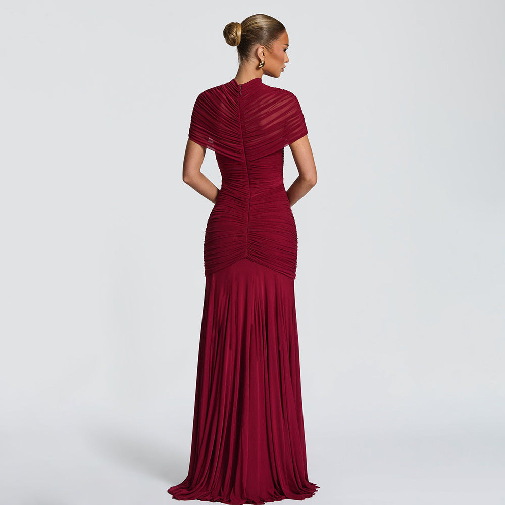 Elegant Mermaid Evening Dress with Cut-Out Details