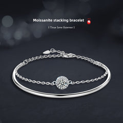 Stackable Bracelet White Gold
