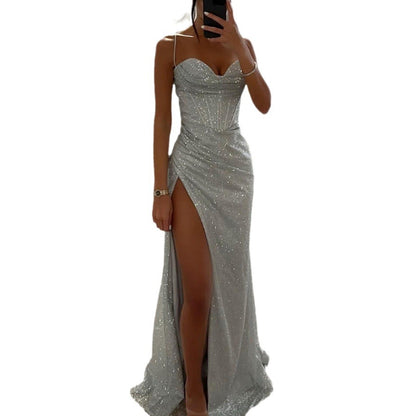 Elegant Off-Shoulder Long Evening Dress