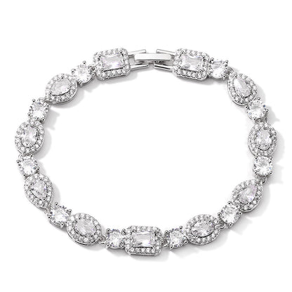 Elegant Pearl and Zircon Bracelet for Women