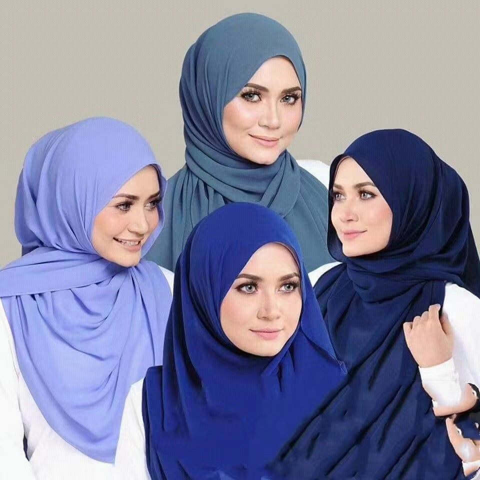 Elegant Pearl Chiffon Scarf for Women
