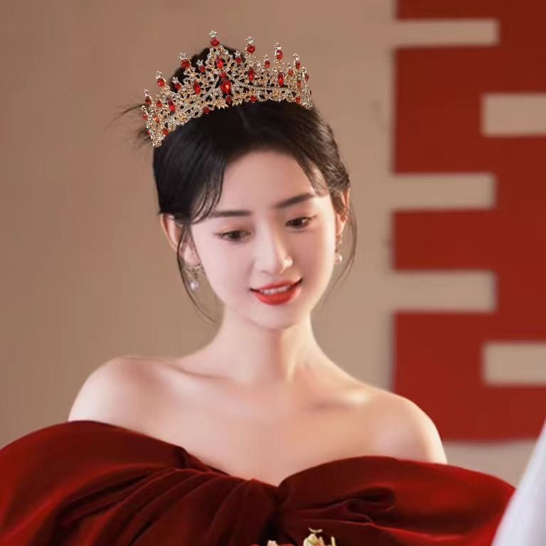Elegant Rhinestone Bridal Crown Tiara