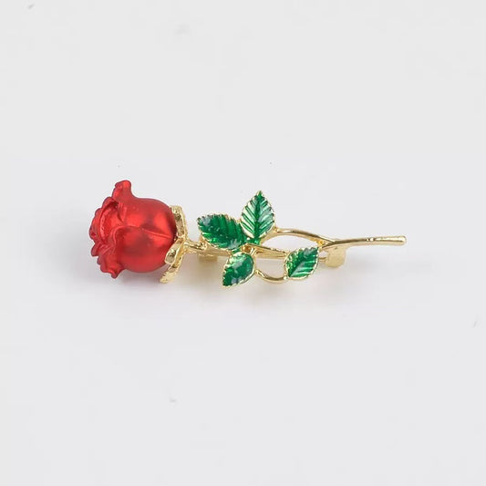 Elegant Rose Brooch