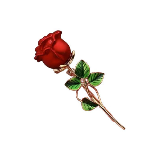 Elegant Rose Brooch