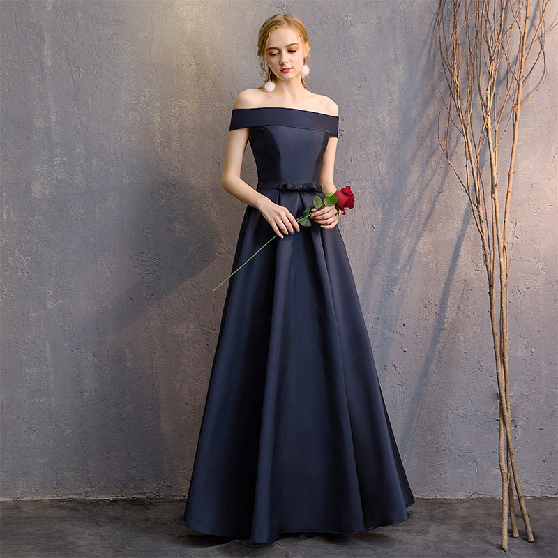 Elegant Satin Bridesmaid Dress
