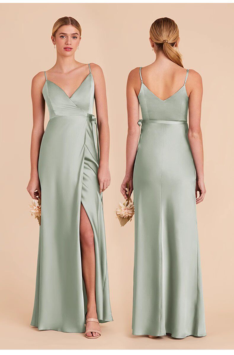 Elegant Satin Evening Dress for Formal Events
