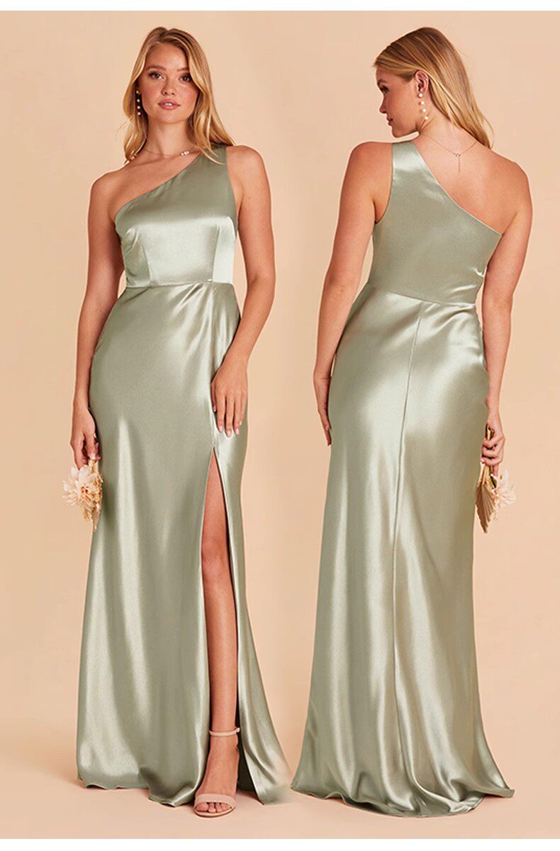 Elegant Satin Evening Dress for Formal Events