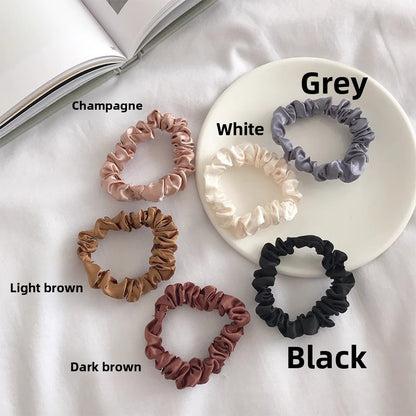 Elegant Satin Scrunchies 6-Pack