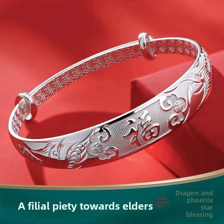 Elegant Silver Plated Bracelet with Gift Box