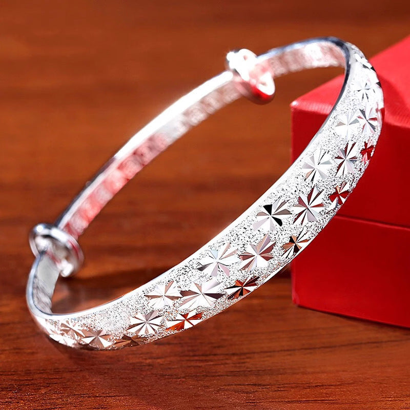 Elegant Silver Plated Bracelet with Gift Box
