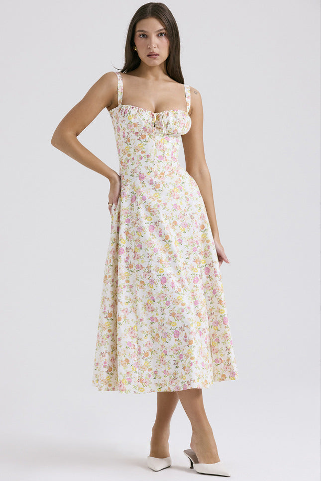 Elegant Sleeveless A-Line Dress