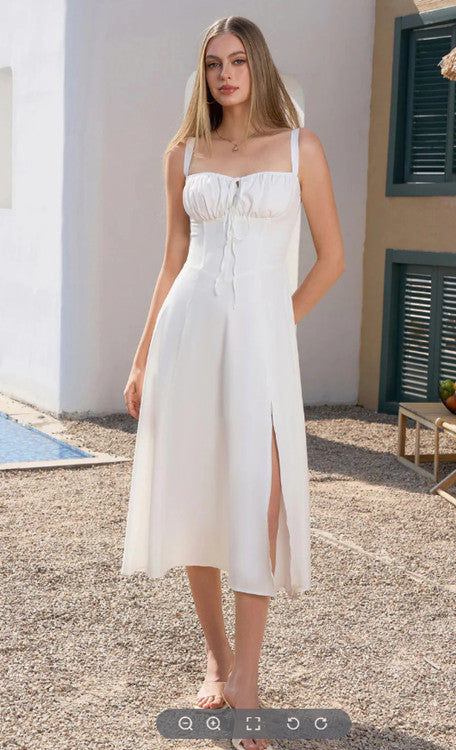 Elegant Sleeveless A-Line Dress