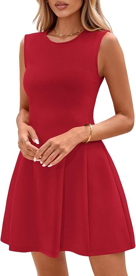Elegant Sleeveless A-Line Dress