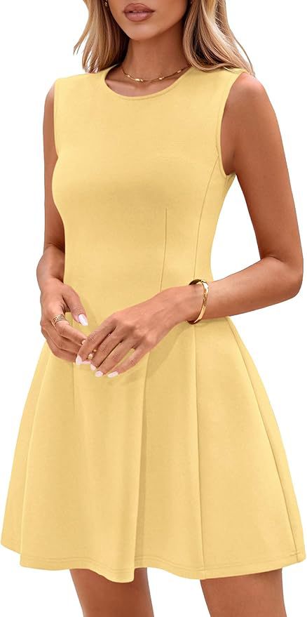 Elegant Sleeveless A-Line Dress