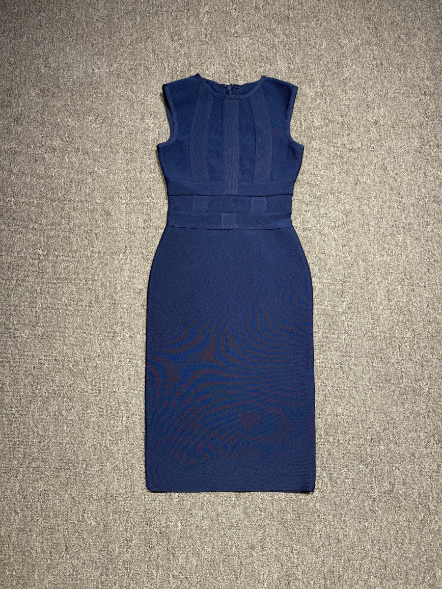 Elegant Sleeveless Bodycon Midi Dress