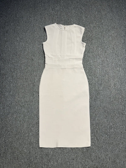 Elegant Sleeveless Bodycon Midi Dress