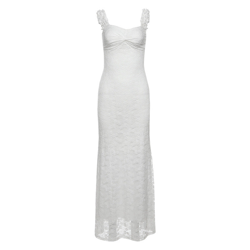 Elegant Sleeveless High Waist Long Dress