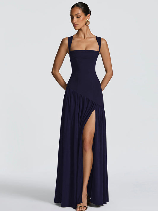 Elegant Sleeveless Ribbon Dress