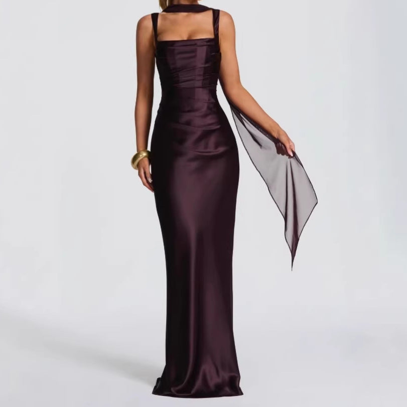 Elegant Sleeveless Slip Dress