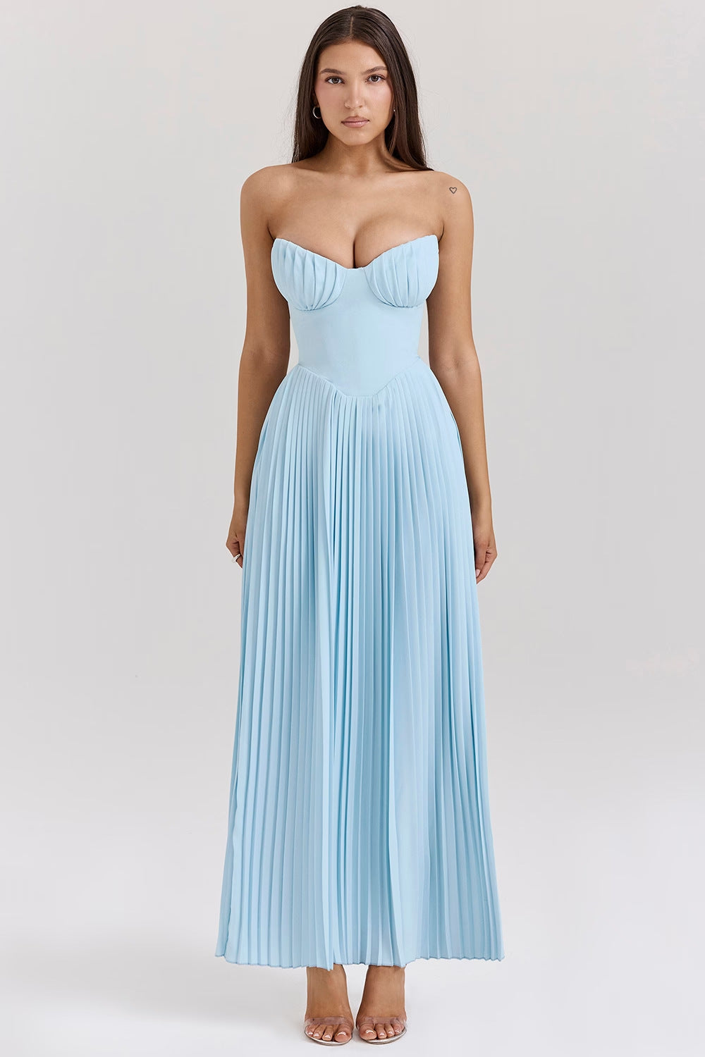 Elegant Sleeveless Tube Top Dress
