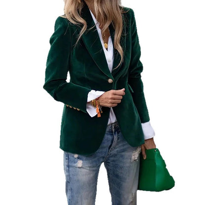 Elegant Slim-fit Women's Suit Jacket