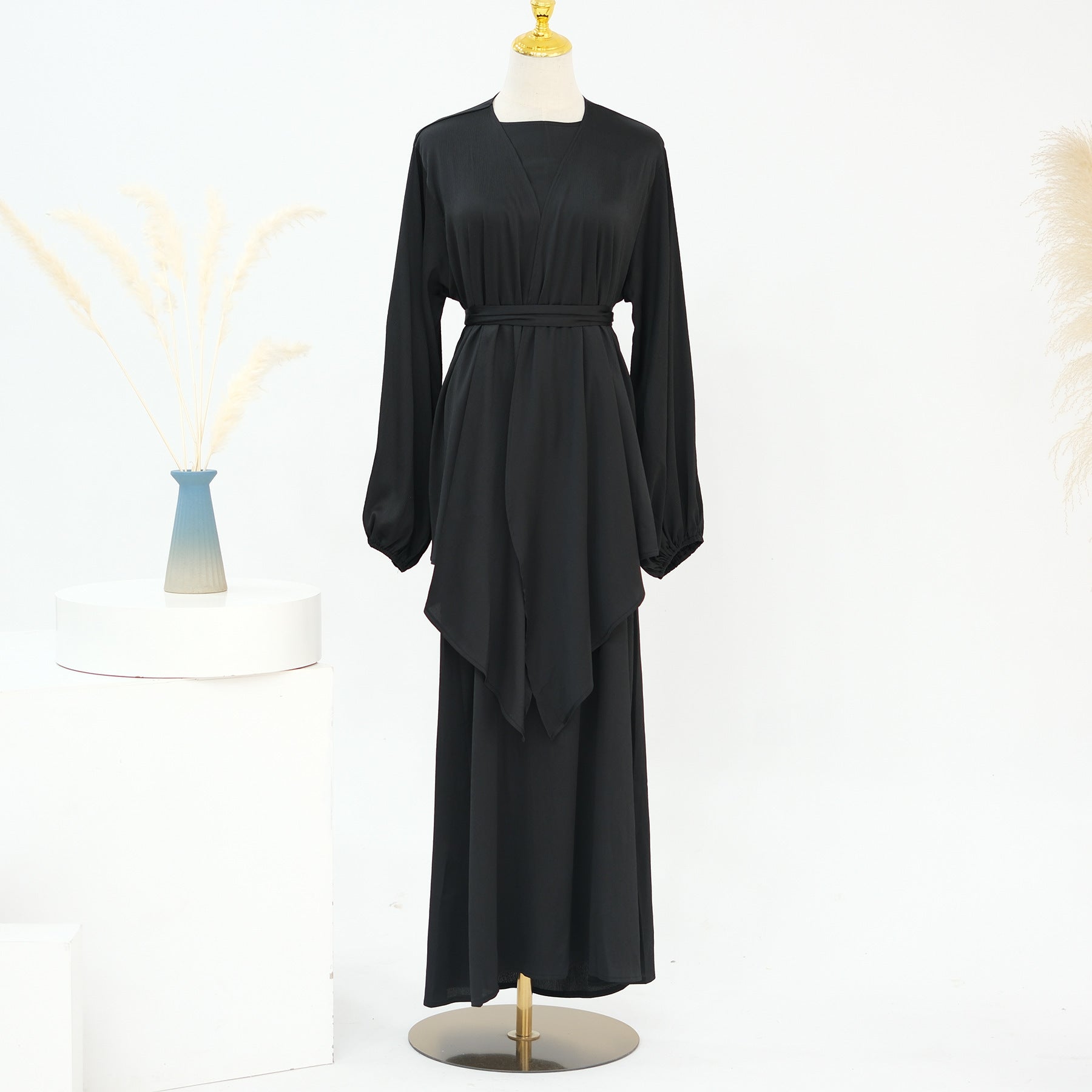 Elegant Solid Color Two-Piece