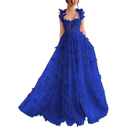 Elegant Spaghetti Strap Party Dress
