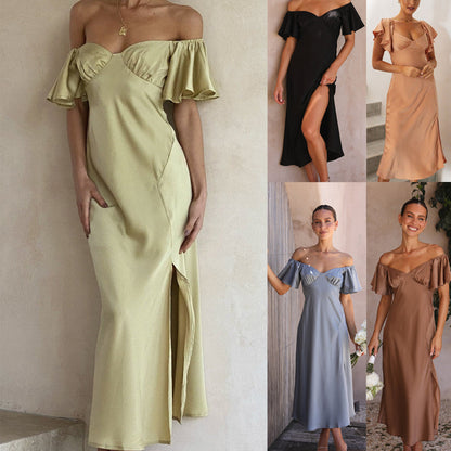 Elegant split dress