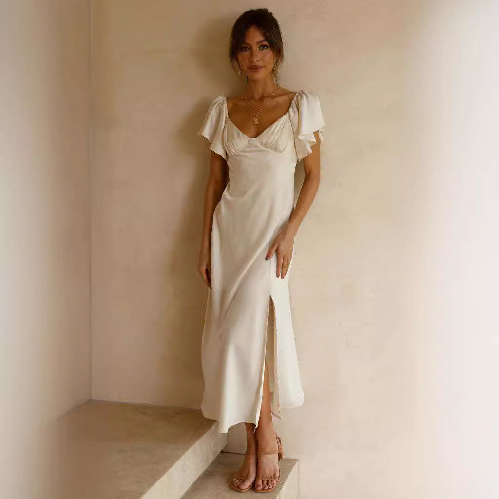 Elegant split dress