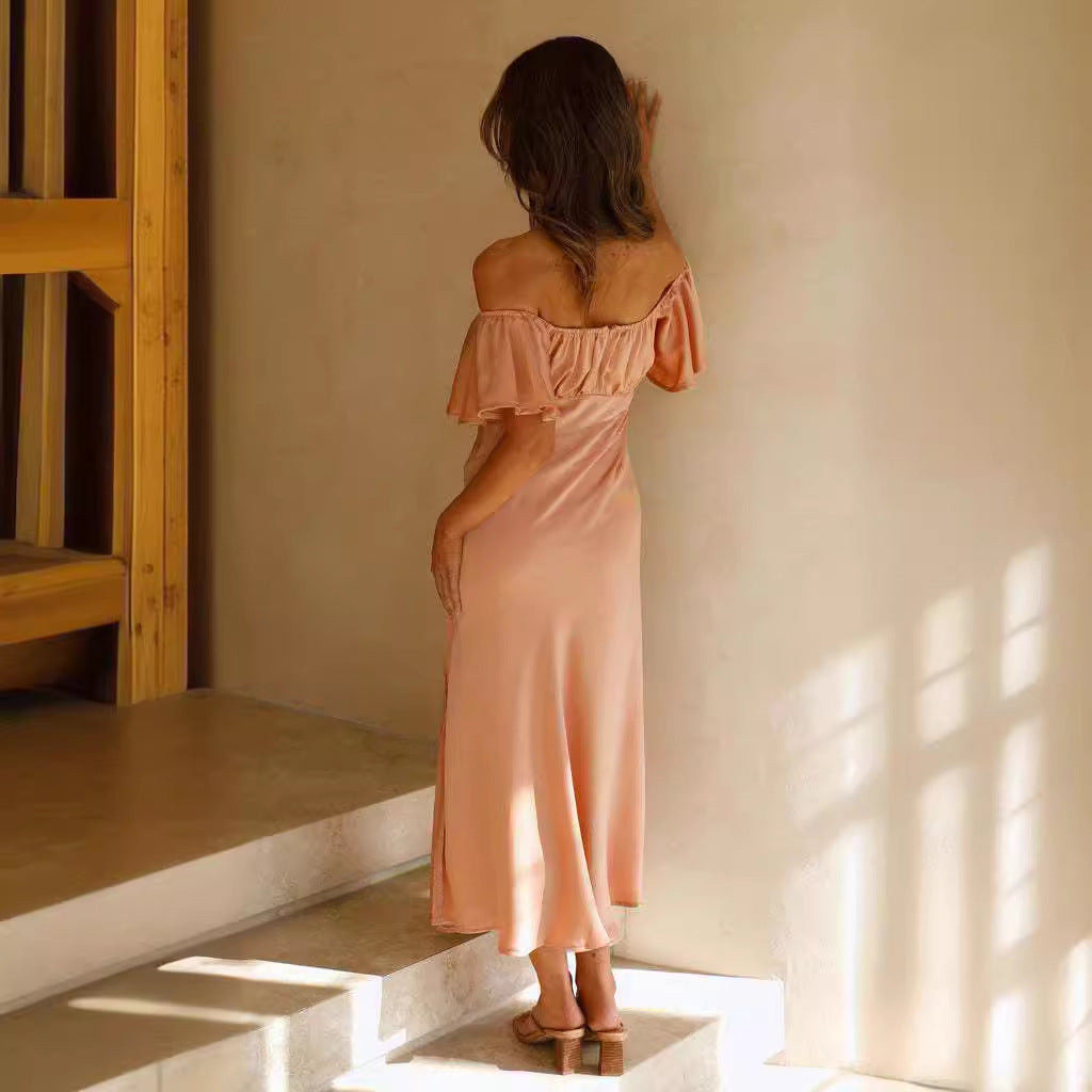 Elegant split dress