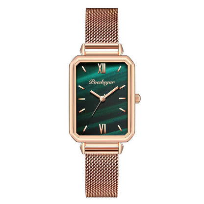 Elegant Square Ladies Quartz Watch