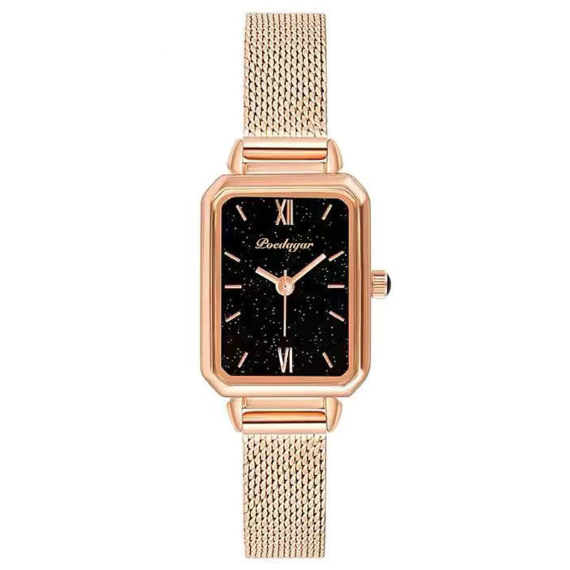 Elegant Square Ladies Quartz Watch