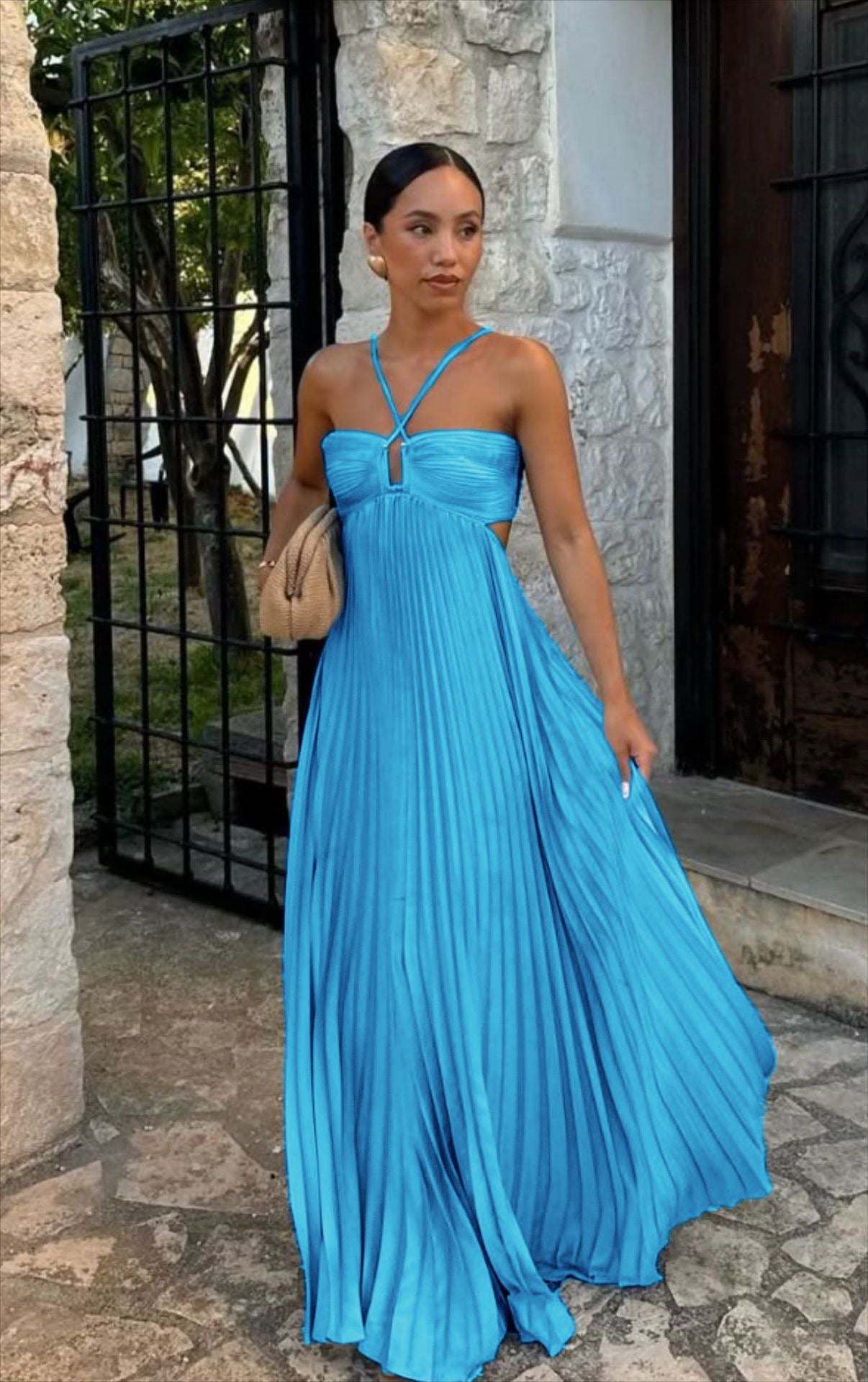 Elegant Strapless A-Line Dress