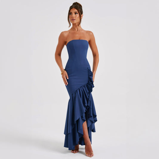 Elegant Strapless Bodycon Dress