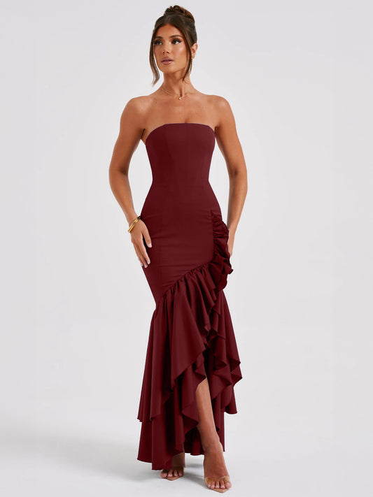 Elegant Strapless Bodycon Dress