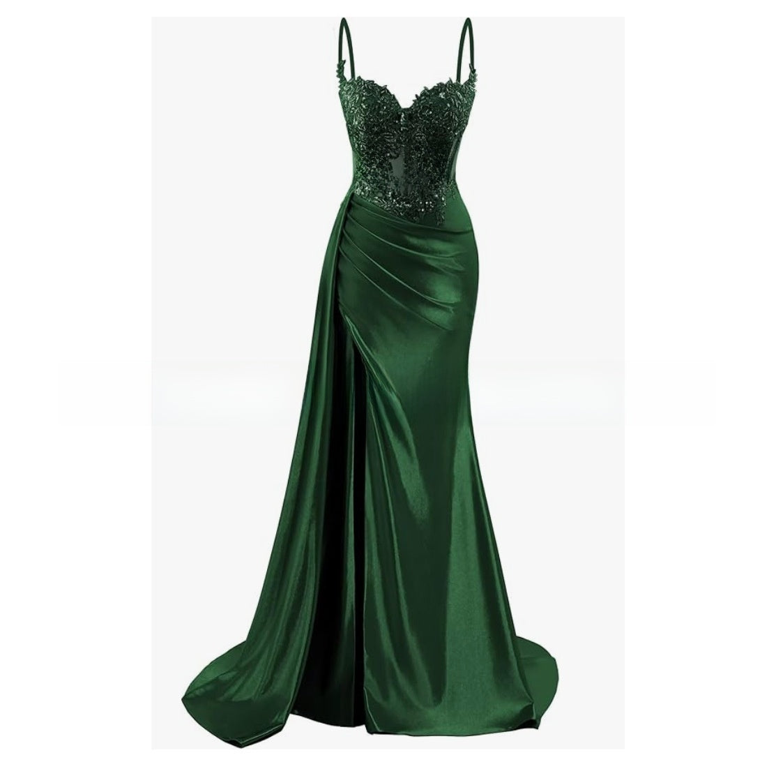 Elegant Strapless Evening Gown