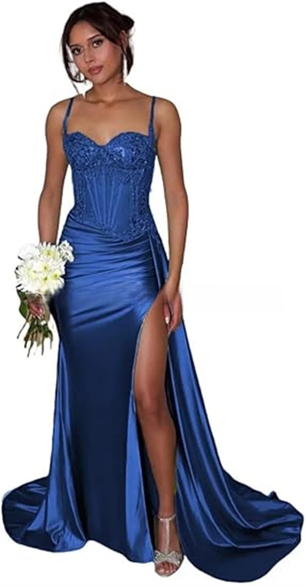 Elegant Strapless Evening Gown