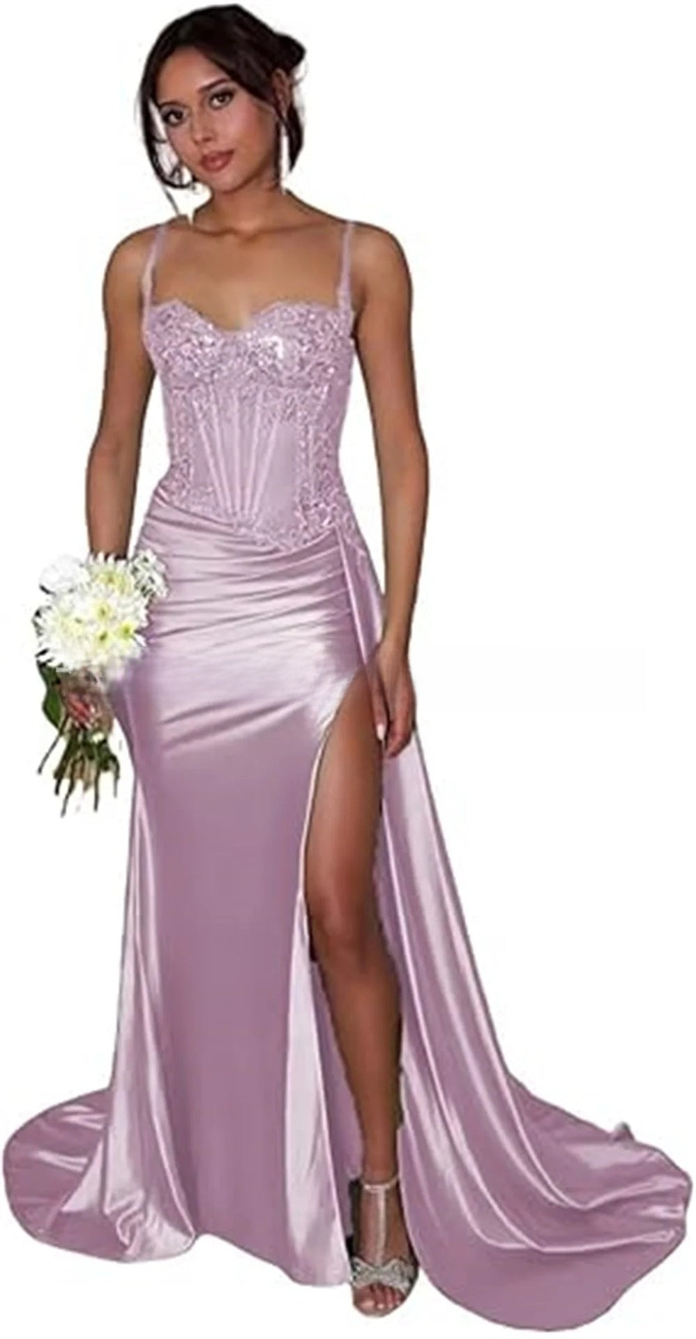 Elegant Strapless Evening Gown
