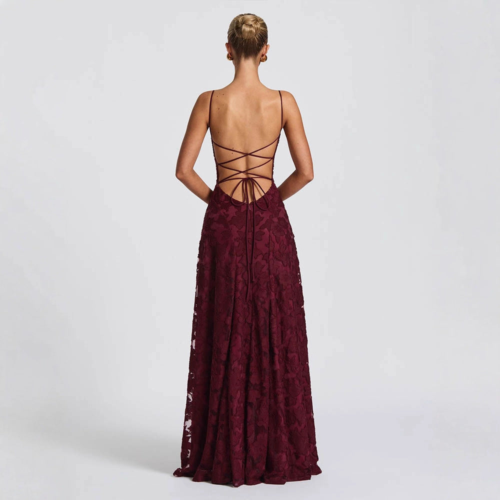 Elegant Strappy Sleeveless Dress