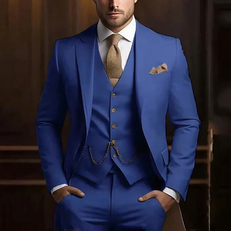 Elegant Three-Piece Suit Set