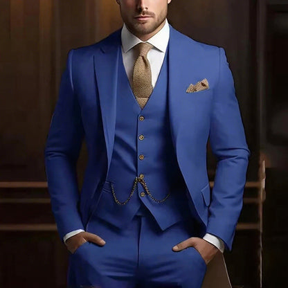 Elegant Three-Piece Suit Set