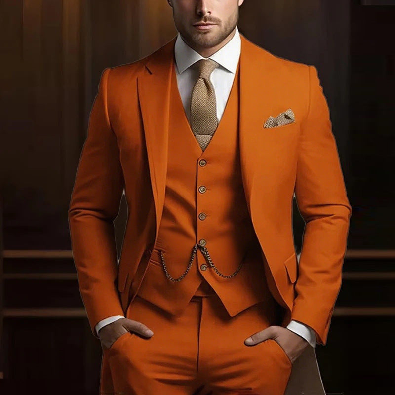Elegant Three-Piece Suit Set