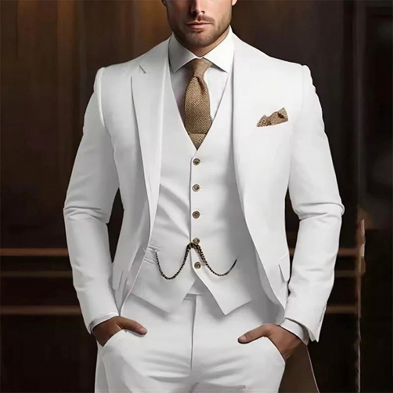 Elegant Three-Piece Suit Set
