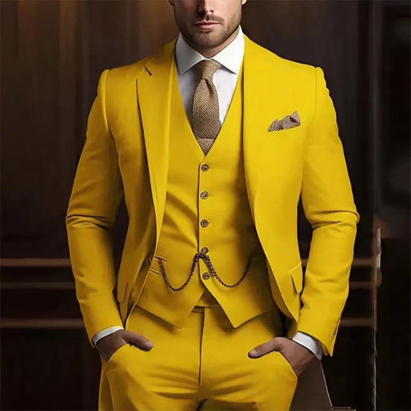 Elegant Three-Piece Suit Set