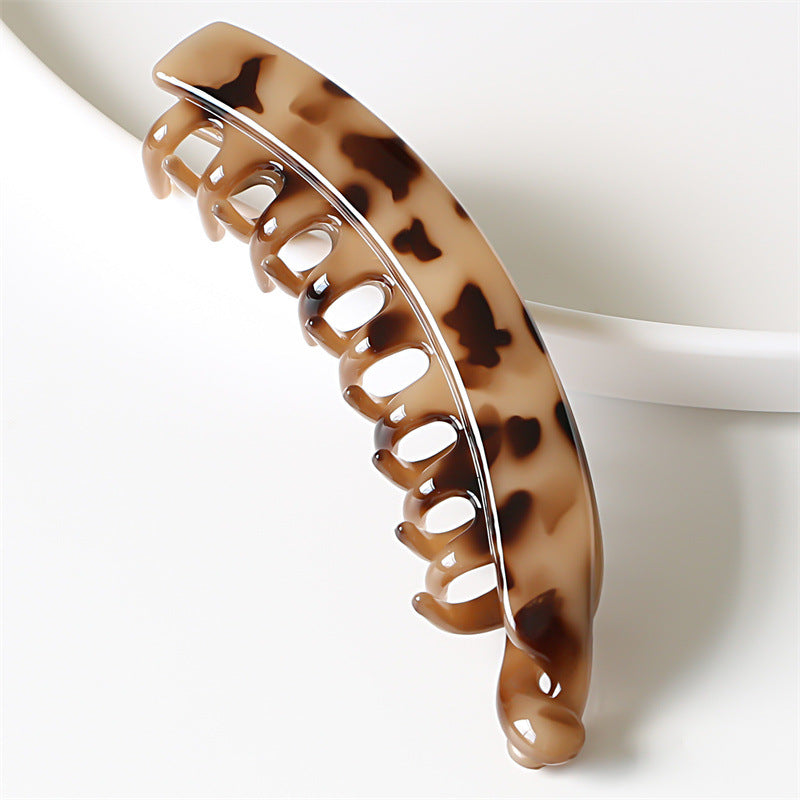Elegant Vertical Banana Hair Clip