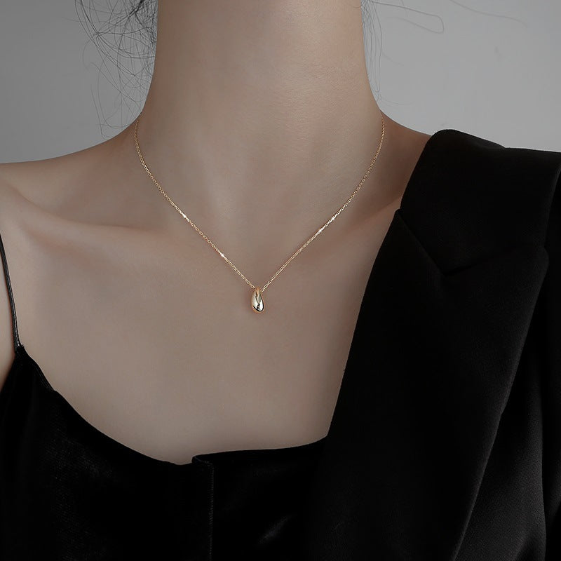 Elegant Water Drop Copper Necklace