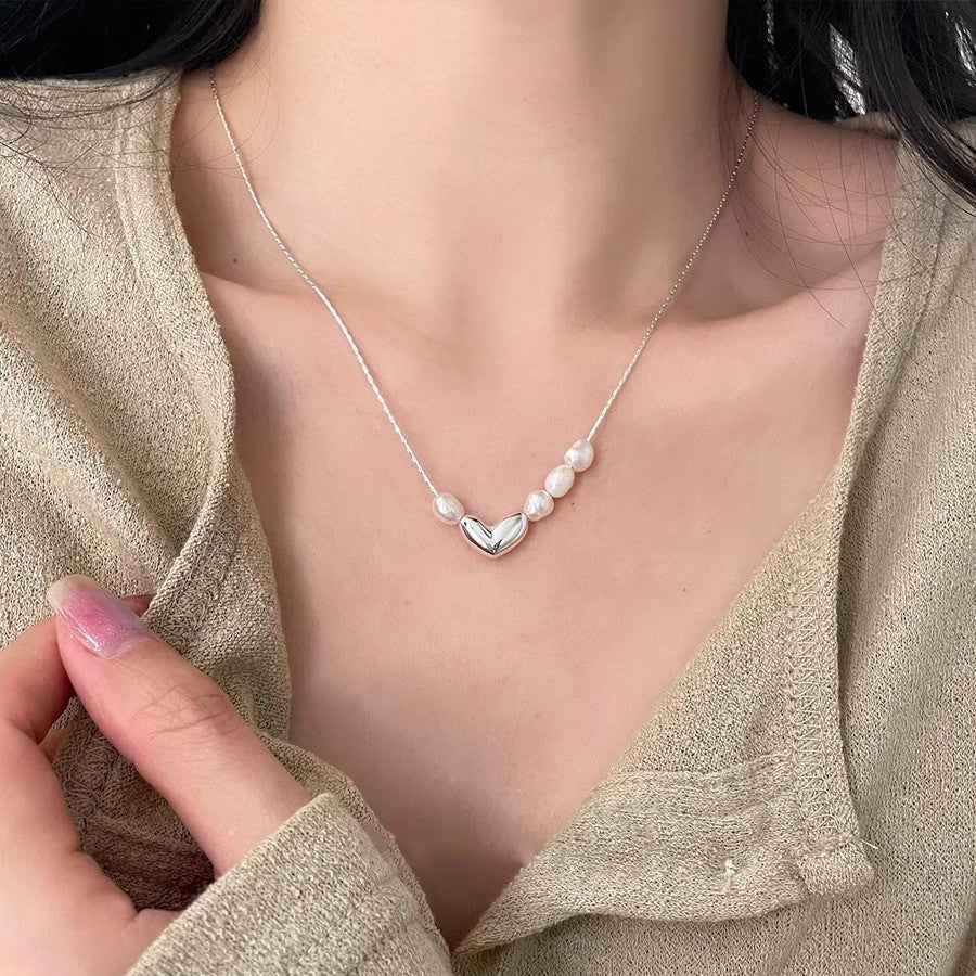 Elegant Water Drop Copper Necklace
