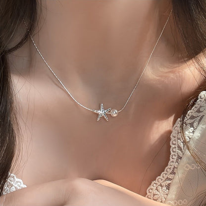 Elegant Water Drop Copper Necklace