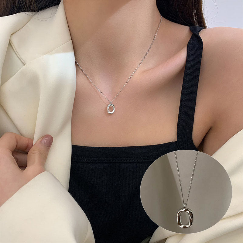 Elegant Water Drop Copper Necklace